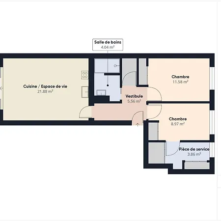 Pour 4 Centre - Proche De La Gare Apartman